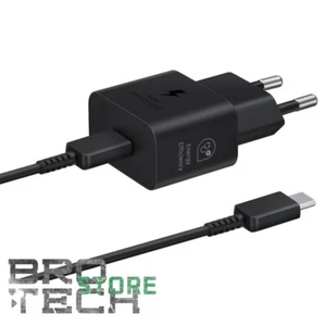 CARICABATTERIA SAMSUNG 25W POWER ADAPTER + CAVO TYPE-C BLACK T2510XBEGEU - Foto 1 di 2