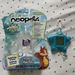 Scorchio Neopets Mini Pals Mint Condition, TESTED AND WORKING with Backing Card
