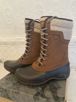 Botas de invierno para mujer The North Face Shellista II Mid 'Daschund Brown' talla 6 Foto 1 de 4
