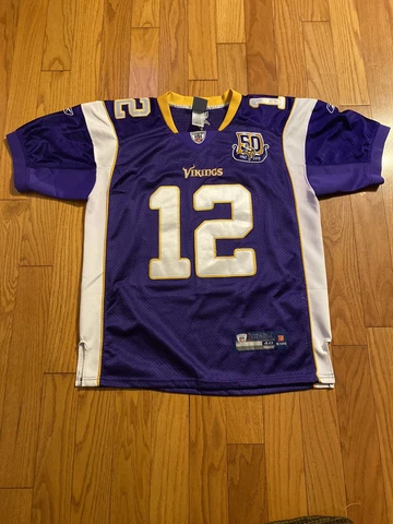 Reebok Minnesota Vikings NFL 2010 Premier Stitched Vintage Jersey | Percy Harvin Cover