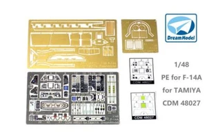 Dream Model 48027 1/48 F-14A Tomcat Cockpit Color Etching Parts for Tamiya - Picture 1 of 1