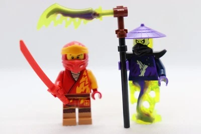 2) Lote de calaveras Kai + Ghoultar Ghost Warrior 71738 71783 Ninjago LEGO® Minifigura Foto 1 de 4