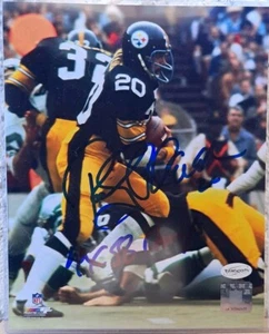 Rocky Bleier Pittsburgh Steelers handsigniert 8x10 4 x SB Champs mit TSE COA - Bild 1 von 2