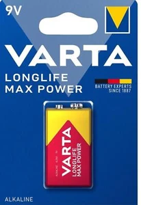 Varta LONGLIFE Max Power 1 Blister Alkaline Battery 4722 MN1604 9 Volt - Picture 1 of 1