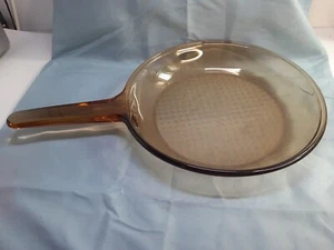 CORNING VISION Braunglas 10 Zoll Waffelboden Pfanne/Bratpfanne - Frankreich - Bild 1 von 3