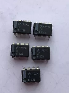 Op Amp LF411CN 8 pin dip by NSC 5 pcs per sale HU2020 - Picture 1 of 1