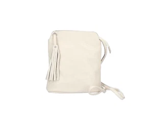 Italian Genuine Leather shoulder bag with tassle - green - Picture 1 of 4