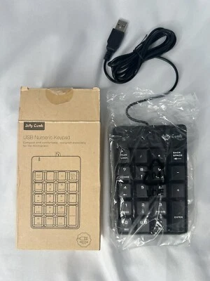 Jelly Comb USB Numeric Keypad (Black) - New In Box - See Compatibility In Photo - Image 1 of 3
