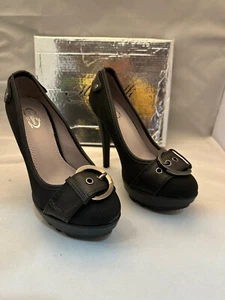 Janni & Janni Petite High Heels Buckle Front 5 inch High Heel Shoes UK Size 3 - Picture 1 of 8