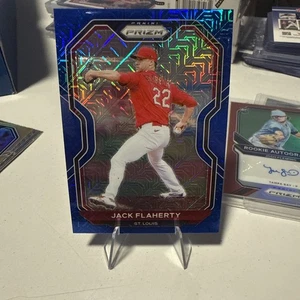 Panini Prizm 2021 - Tier III Jack Flaherty #230 Blue Mojo Prizm/199 - Imagen 1 de 5