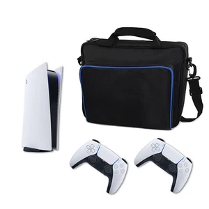 Para PS5 Accesorios de Consola de Juegos Almacenamiento Antigolpes Bolsa de Transporte Portátil PVC - Imagen 1 de 14