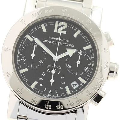 Relógio masculino Girard Perregaux folheado a ouro 7000 7030 cronógrafo AT_913297 - Imagem 1 de 4