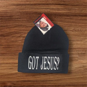 Got Jesus? Black Beanie hat - Picture 1 of 1