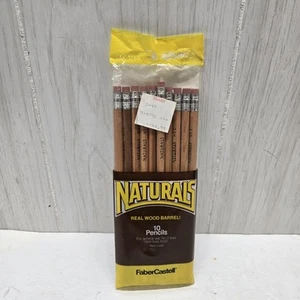 De colección FaberCastell Faber Castell Naturals Premium Madera Real 10 Lápices Nuevo de Lote Antiguo - Imagen 1 de 2