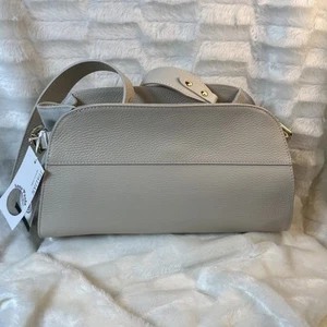 Borsa a mano Anna Paola Taupe 13x7 nuova con etichetta - Foto 1 di 13