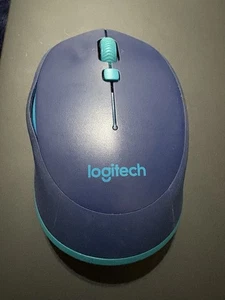 logitech mouse m535 bluetooth blue/aqua discontinued - Picture 1 of 4