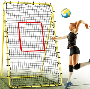 SPOYNAL Volleyball Rebounder Netz, 4x7 ft Volleyball Trainingsgerät, Adjustab - Bild 1 von 9