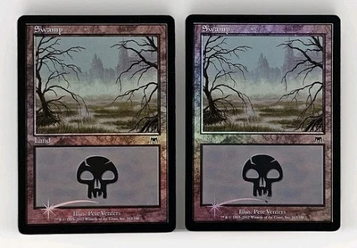 X2 Onslaught MTG FOIL Swamp (#342) Magic The Gathering TCG  - Image 1 of 2