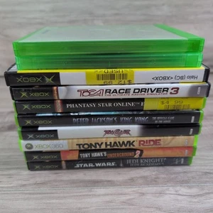 Microsoft Xbox & 360 Spiele Lot Konvolut Spiele Racing Star Wars Soul Calibur II CIB - Bild 1 von 21