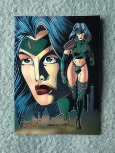 1995 Topps Image Universe Youngblood Masada #44, art by Mychaels & Sibal, green. - Picture 1 of 3