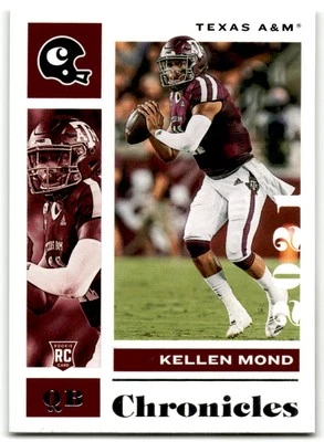 2021 Panini Chronicles Draft Picks #20 Kellen Mond - Image 1 of 2