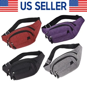 Bauchtasche Gürteltasche Herren Damen Schulter Hüftgurt Bauch Sport Reise Wasserdicht - Bild 1 von 16