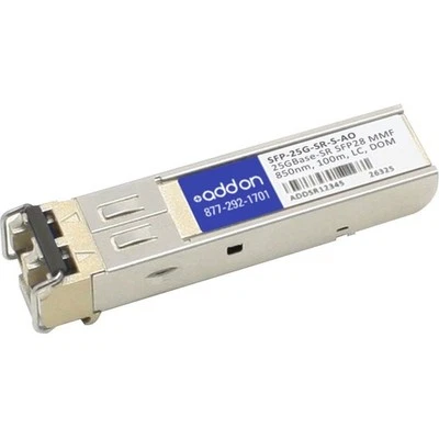 AddOn CiscoAndreg; SFP-25G-SR-S Compatible TAA 25GBase-SR SFP28 Transceiver (MMF - Image 1 of 4