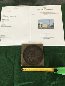 Vintage Bronze Death Penny im Original Etui - Privat Edward George Tuckfield - Bild 1 von 7