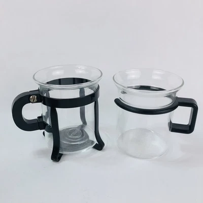 2 Captain Picard Tea Cup Mug Star Trek TNG Next Generation Prop Bodum Bistro Set - Image 1 of 4