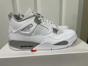 Nike Air Jordan 4 White Oreo Men's Sneakers -CT8527-100 - Picture 1 of 7