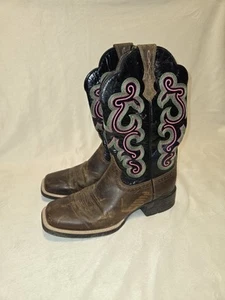 Ariat Westernstiefel Damen Quickdraw eckige Zehenpartie 7,5 B braun 10014170 - Bild 1 von 7