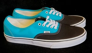 Vans neu Größe 11 türkis und schwarz Herren Skaterschuhe schön neu Van's - Bild 1 von 7