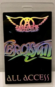 Vintage Aerosmith Honkin on Bobo Tour Laminated Backstage Pass ALL ACCESS FOIL - Picture 1 of 2