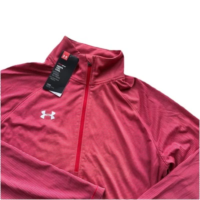 Under Armour Womens Heat Gear Loose Fit 1/4 Zip Long Sleeve Shirt Size Medium - Image 1 of 4