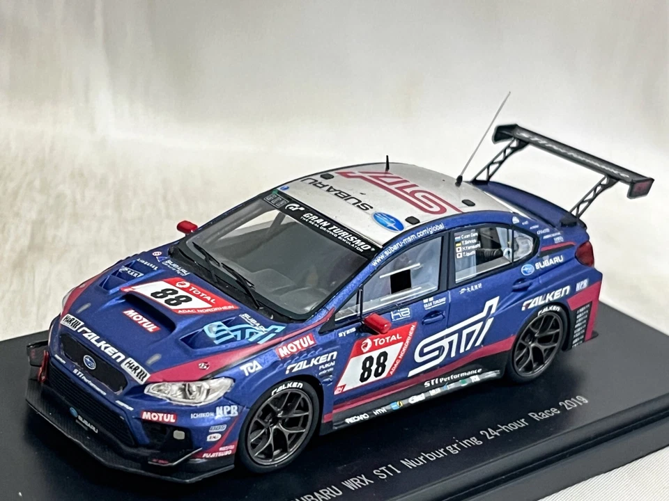 1/43 Subaru Wrx Sti 2019 Nurburgring 24 Hours Ebbro 45556 used - Image 1 of 4