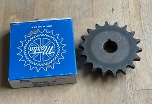 MARTIN 50BS18HT 7/8" BORE ROLLER CHAIN SPROCKET #50 CHAIN 18 TEETH NEW - Picture 1 of 6