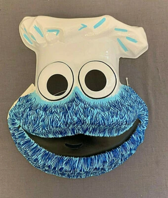 SESAME STREET COOKIE MONSTER HALLOWEEN MASK PVC CHILD SIZE - Image 1 of 3