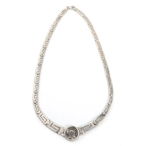Alejandro El Grande Collar 925 Plata de Ley Moneda Griega Antigua - Imagen 1 de 5