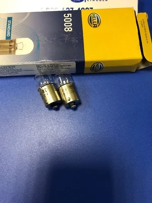 2 Bombillas Audi Quattro BMW E30 E34 Mercedes W123 W201 Bombilla Trasera Hella Foto 1 de 4