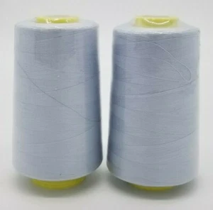 2-Pack Big Spools Sewing Serger Quilting Multi Purpose T27 Thread 6000 YDS Cone - Picture 1 of 66