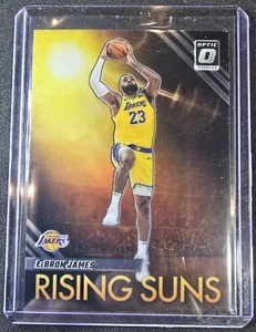 LeBron James 2023-24 Panini Donruss Optic Rising Suns #3 Lakers - Picture 1 of 2
