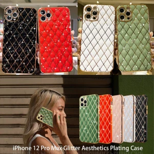 For iPhone 12 Pro Max12 XR Xs XMax Silicone Phone Case Shockproof Electroplating - Picture 1 of 19