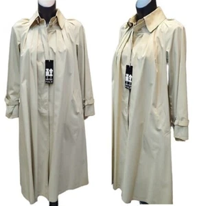 Damen Regenmantel Neu Gr. 40it Vintage Khaki Mantel Macri Unikat - Bild 1 von 12