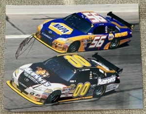 Martin Truex Jr / David Reutimann DUAL Signed 8x10 Photo Auto Autograph COA - Picture 1 of 2