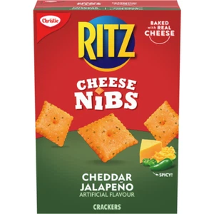 6 Boxes Christie Ritz Cheese Nibs Cheddar Jalapeno Flavored Crackers 180g Each - Picture 1 of 1