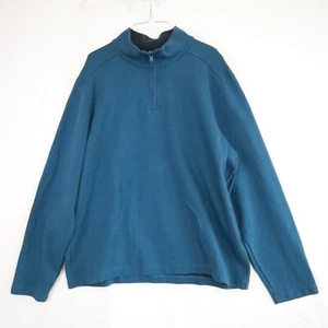 Bonobos 1/4 Zip Pullover Mens 2XL XXL Slim Activewear Knit Mock Neck Long Sleeve - Picture 1 of 6