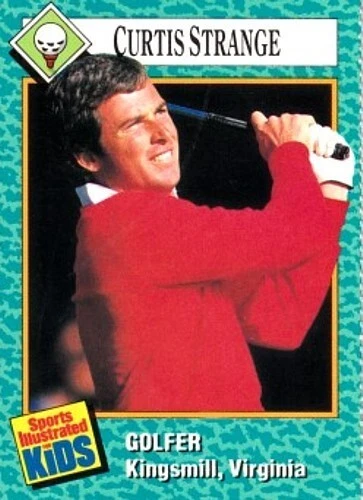 Curtis Strange 1989 Sports Illustrated for Kids SI golf card #50 ExMt+ - Image 1 of 1