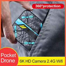  Mini Drone 6K HD Camera Grid Full Protection Pocket Aerial Photography Fixed 