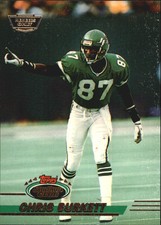 1993 Stadium Club Football Card #2 Chris Burkett