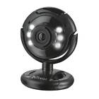 Trust Spotlight Webcam With Intergrated LED Lights - Pro Black [16428]